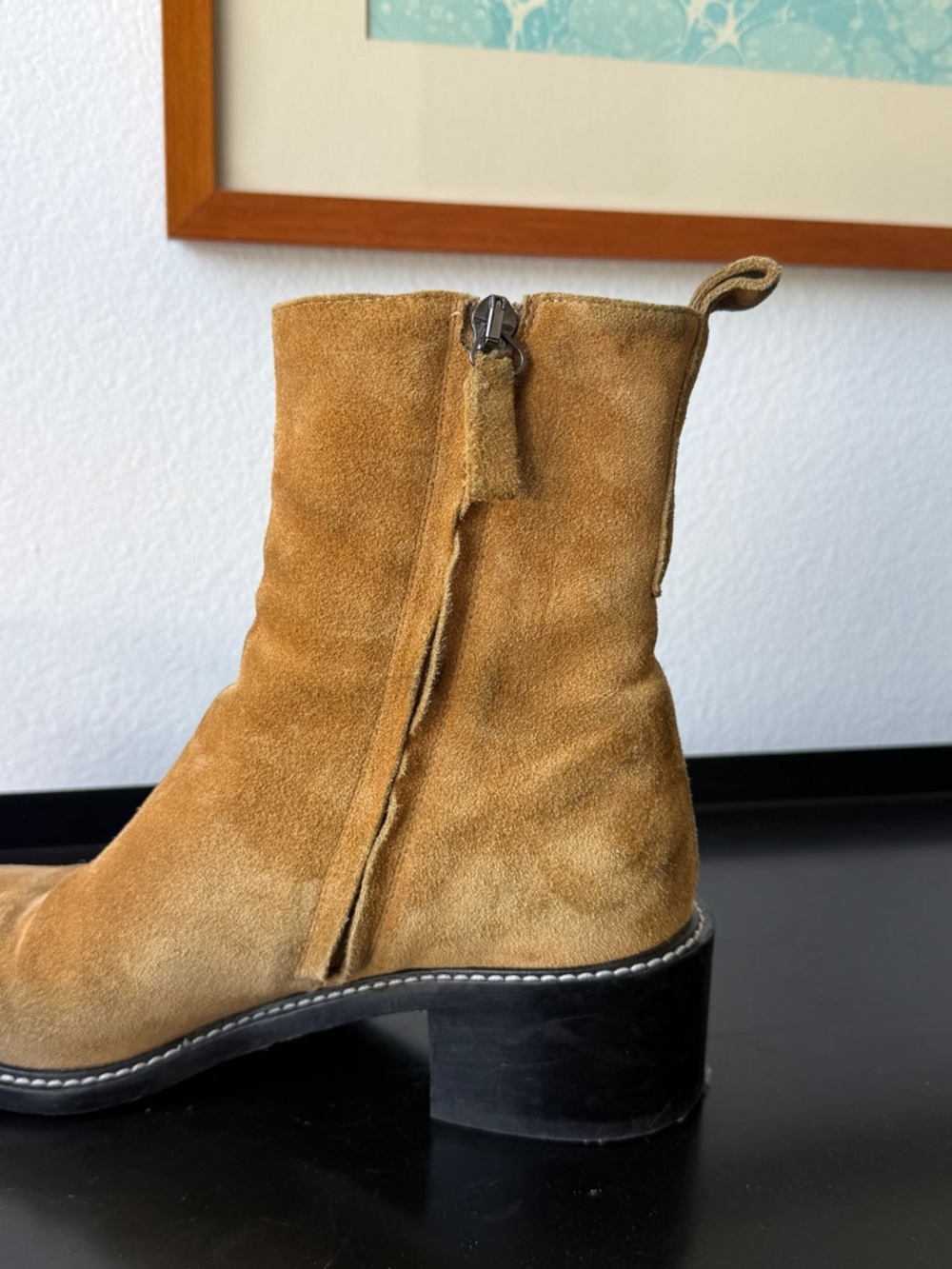 Everlane The City Boot in Toasted Almond Suede - Picture 10 of 16